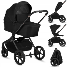 Універсальна коляска 2 в 1 Lionelo FREYA 2IN1 BLACK ONYX