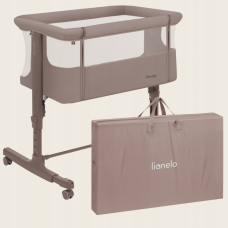 Ліжечко приставне Lionelo AURORA BEIGE TAUPE