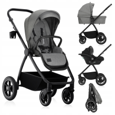 Універсальна коляска 3 в 1 Lionelo MERIL 3IN1 GREY STONE