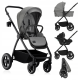Універсальна коляска 3 в 1 Lionelo MERIL 3IN1 GREY STONE