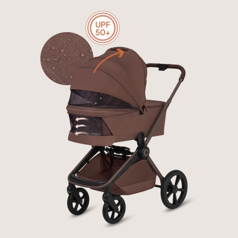 Універсальна коляска 3 в 1 Lionelo FREYA 3IN1 BROWN CHOCOLATE