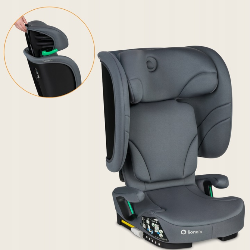 Дитяче автокрісло Lionelo ORIN I-SIZE GREY GRAPHITE