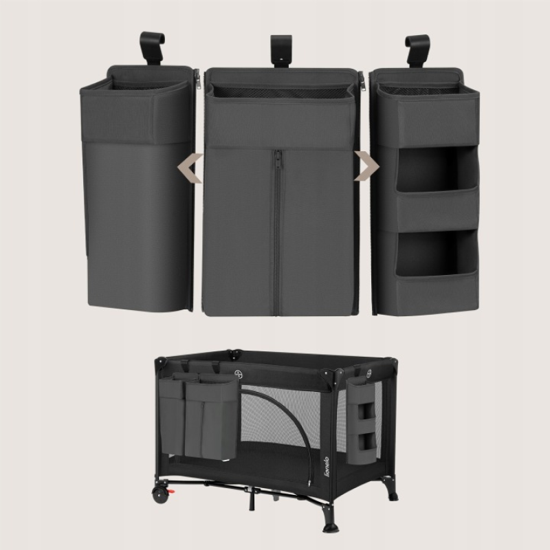 Органайзер для ліжечка Lionelo SIDEPOCKET LARGE GREY