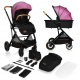 Універсальна коляска 2 в 1 Lionelo RIYA PINK VIOLET