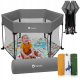 Манеж Lionelo ROEL PLUS GREY MULTICOLOR