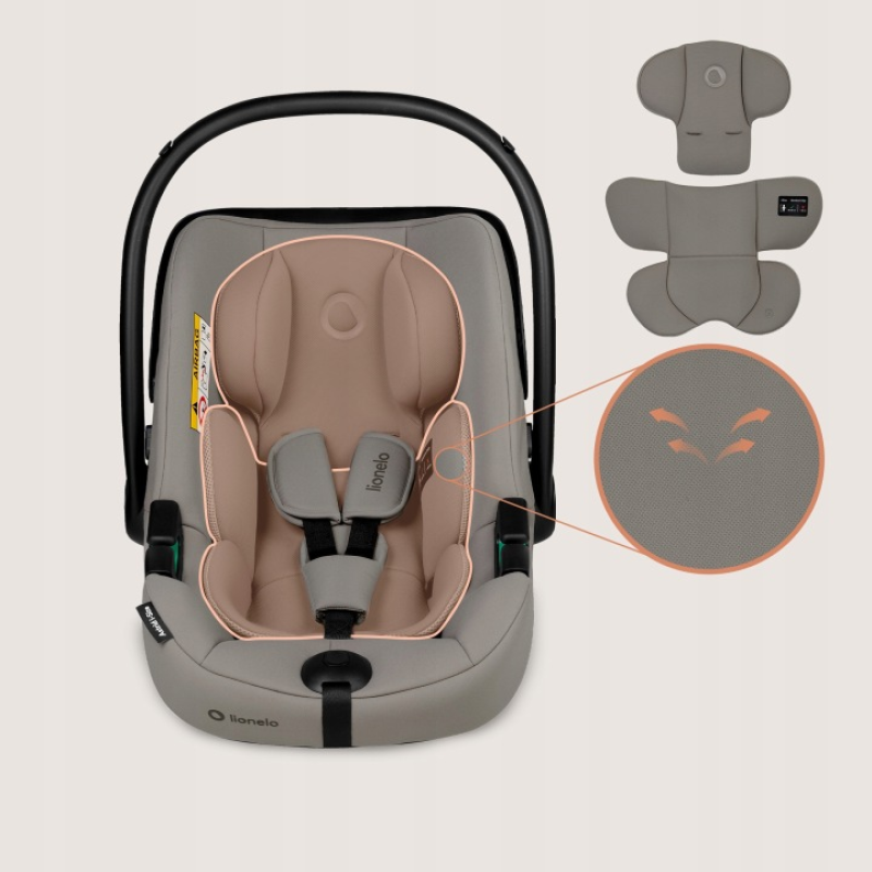 Дитяче автокрісло Lionelo ASTRID I-SIZE BEIGE TAUPE