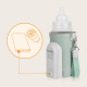 Підігрівач пляшок  Lionelo THERMUP GO EVO GREEN SAGE