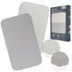 Простирадло Lionelo BAMBOO SHEET OFF WHITE GREY 118x60