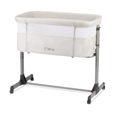 Ліжечко дитяче прямокутне MoMi REVO Light Gray