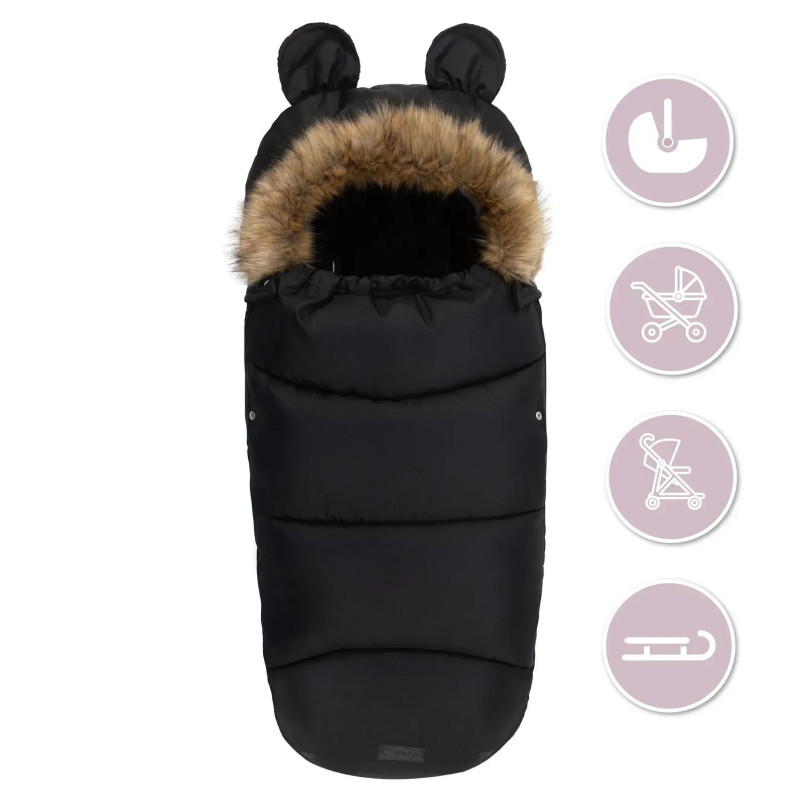 Конверт для коляски MoMi COZY Black