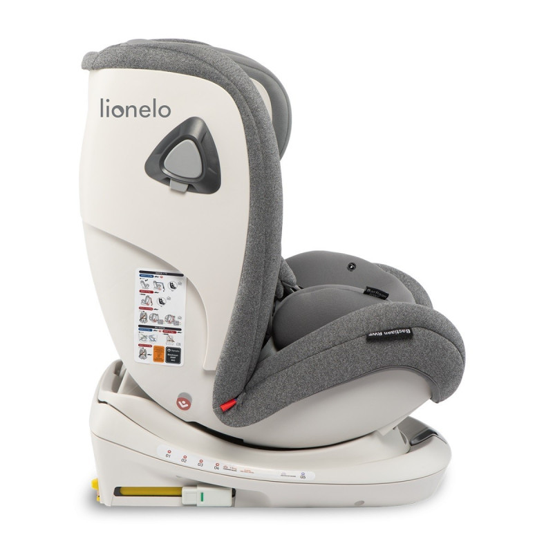 Дитяче автокрісло Lionelo BASTIAAN RWF STONE  (white base)