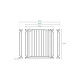 Захисний бортик Lionelo TRUUS SLIM LED WHITE