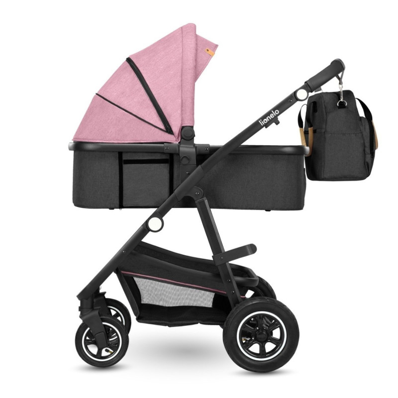 Універсальна коляска 2 в 1 Lionelo AMBER PINK ROSE
