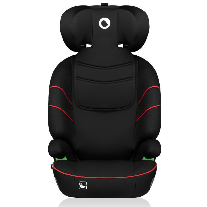 Дитяче автокрісло Lionelo  LARS  I-SIZE SPORTY  BLACK  RED