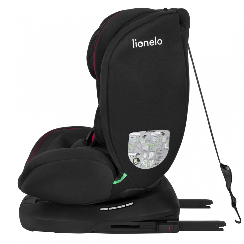 Дитяче автокрісло Lionelo BASTIAAN I-SIZE BLACK RED