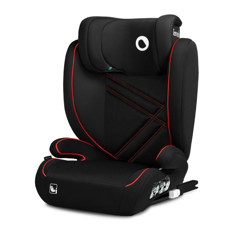 Дитяче автокрісло Lionelo  HUGO I-SIZE SPOTY BLACK RED