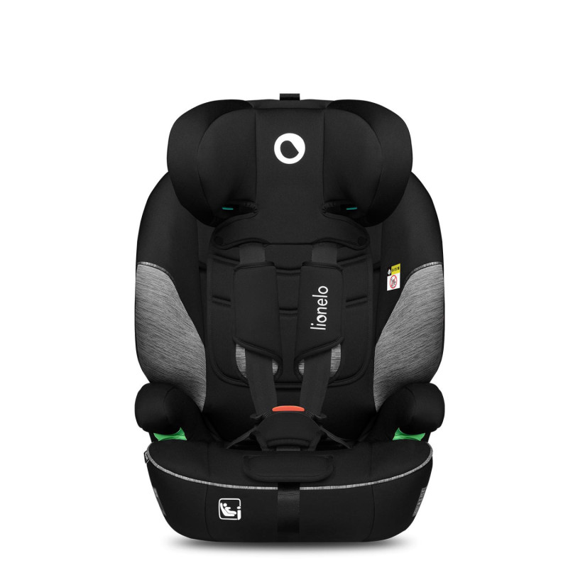 Дитяче автокрісло Lionelo  LEVI  I-SIZE BLACK  GREY