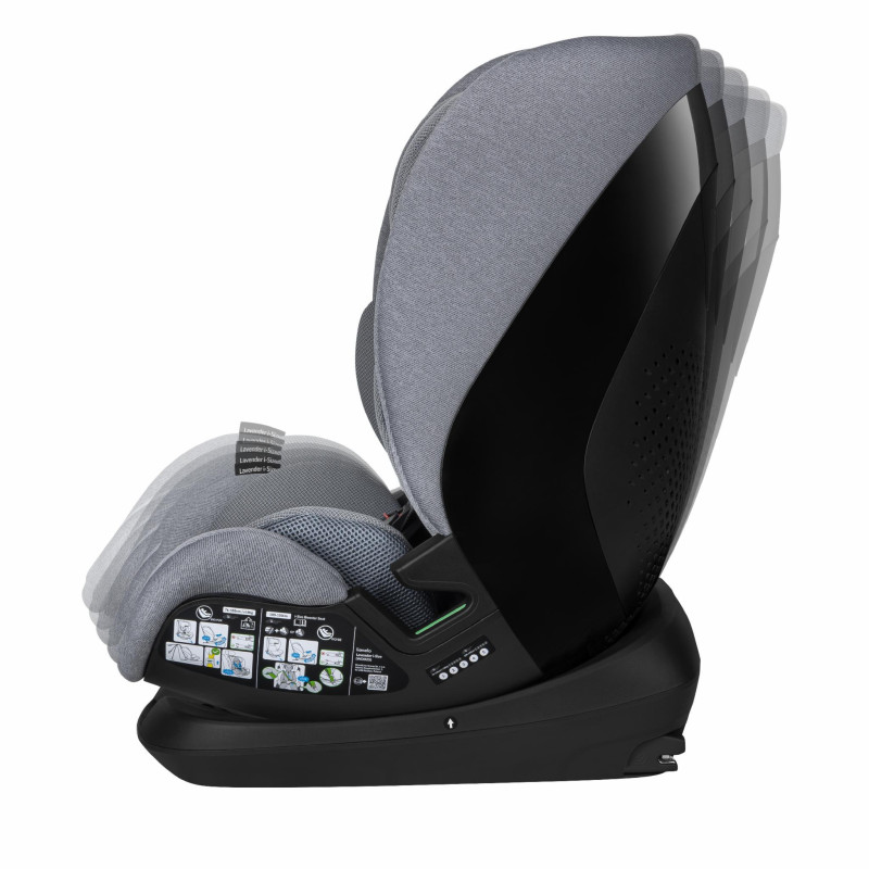 Дитяче автокрісло Lionelo LAVENDER I-SIZE GREY STONE
