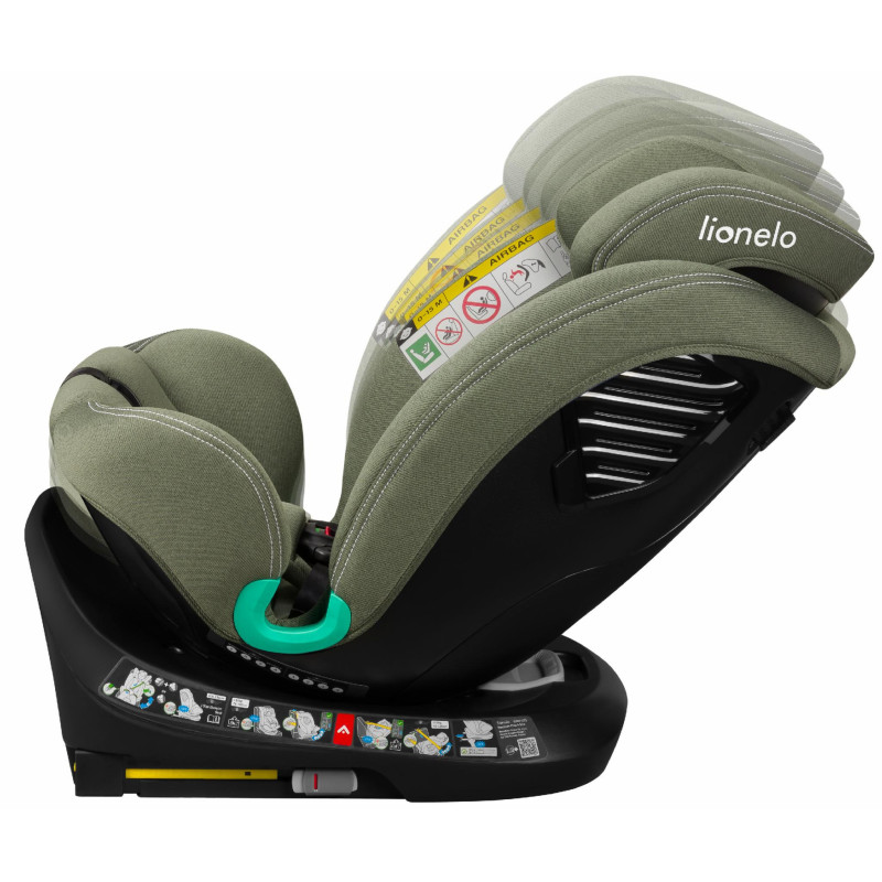 Дитяче автокрісло Lionelo BASTIAAN ONE  I-SIZE GREEN OLIVE