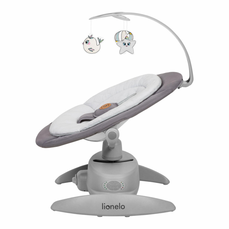 Крісло-гойдалка Lionelo MELL GREY STONE
