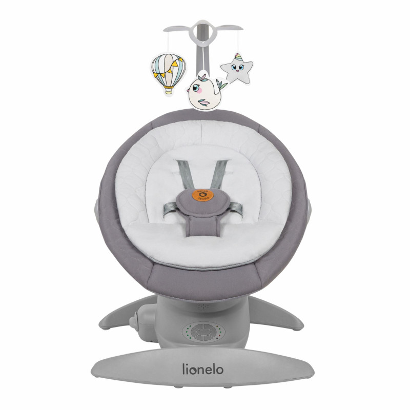 Крісло-гойдалка Lionelo MELL GREY STONE