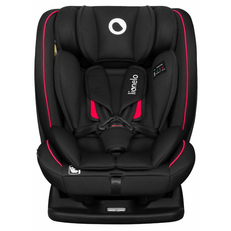 Дитяче автокрісло Lionelo AART I-SIZE BLACK CARBON RED
