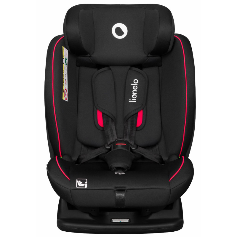 Дитяче автокрісло Lionelo AART I-SIZE BLACK CARBON RED