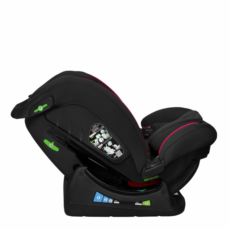 Дитяче автокрісло Lionelo AART I-SIZE BLACK CARBON RED