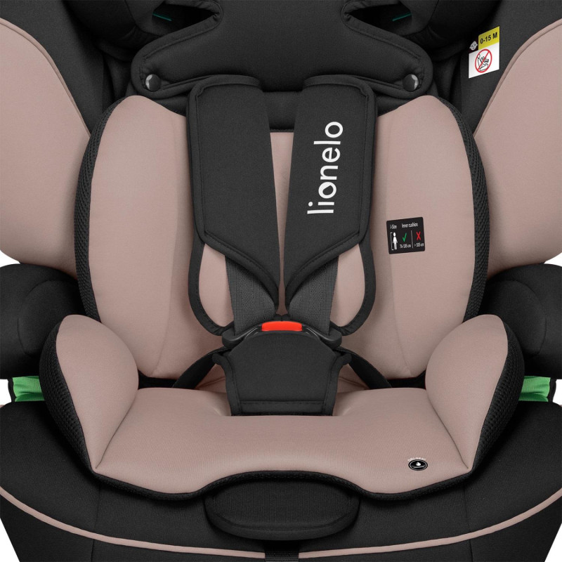 Дитяче автокрісло Lionelo  LEVI  I-SIZE BEIGE LATTE