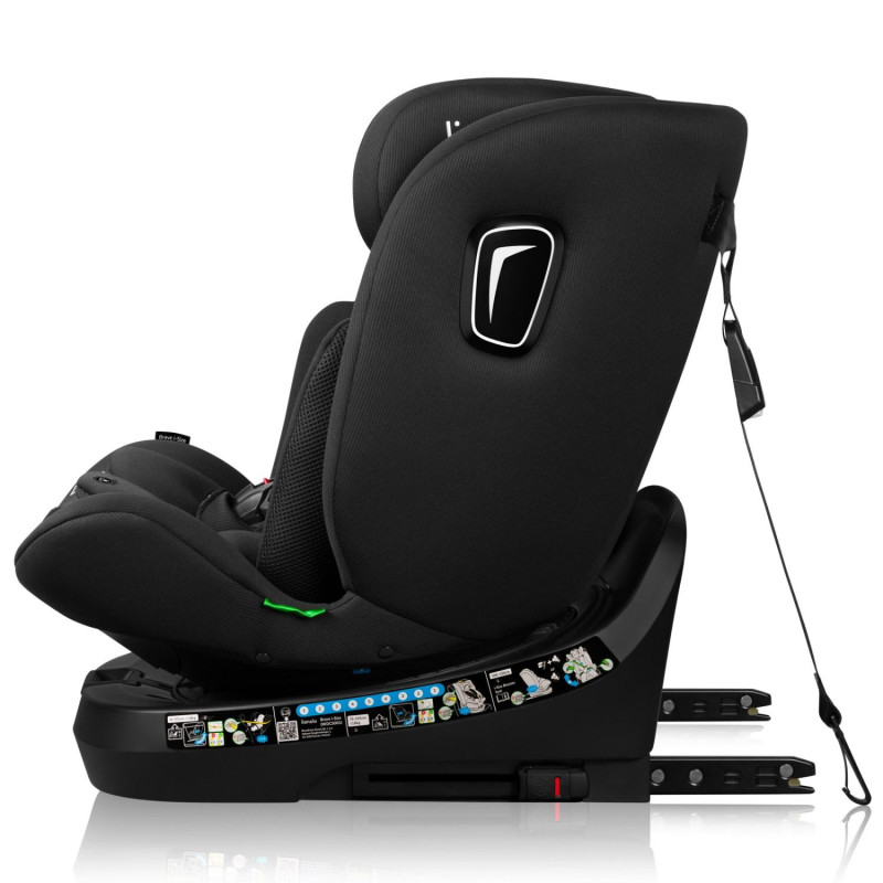 Дитяче автокрісло Lionelo BRAVE  I-SIZE BLACK CARBON