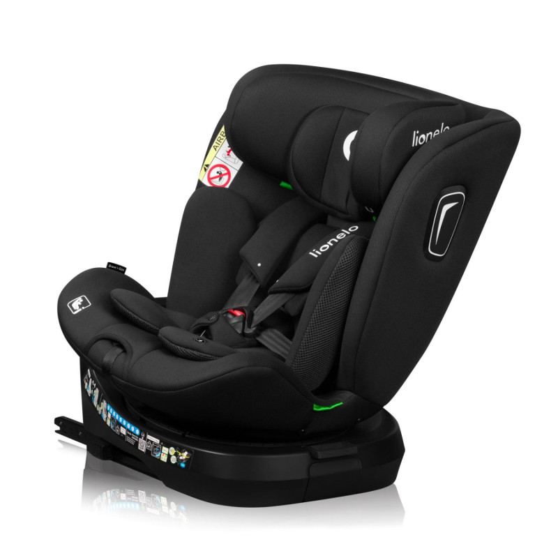 Дитяче автокрісло Lionelo BRAVE  I-SIZE BLACK CARBON