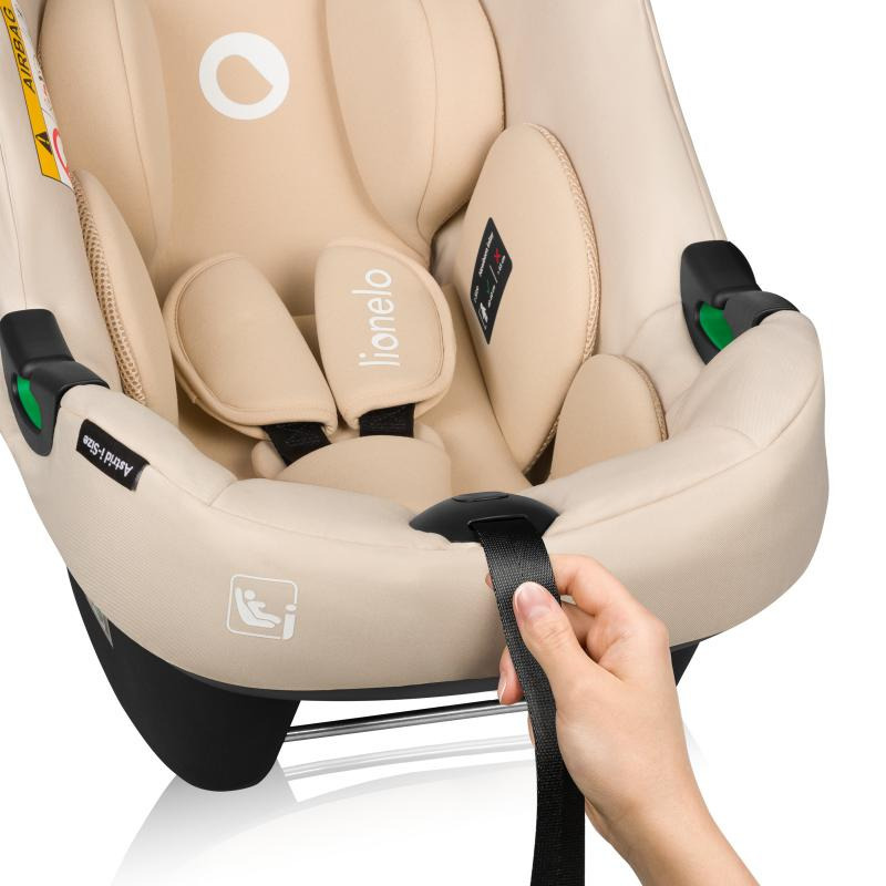 База з автокріслом Lionelo ASTRID I-SIZE SET BEIGE SAND