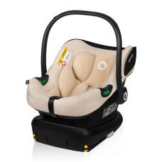 База з автокріслом Lionelo ASTRID I-SIZE SET BEIGE SAND