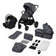 Універсальна коляска 3 в 1 Lionelo LAYLA 3IN1 GREY STONE