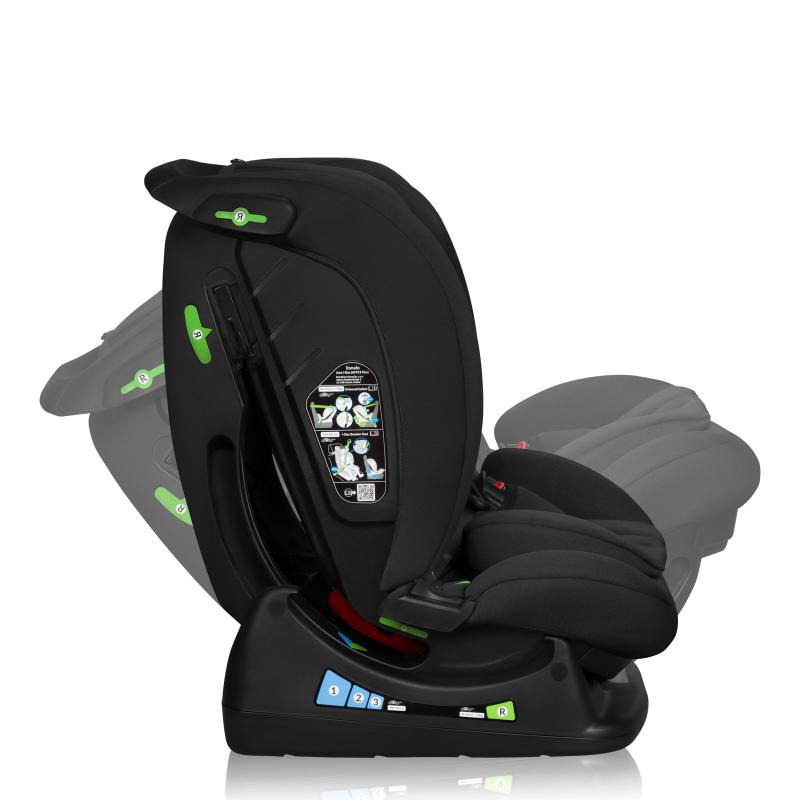 Дитяче автокрісло Lionelo IZZY I-SIZE BLACK CARBON