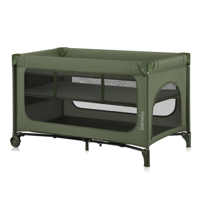 Манеж-ліжко Lionelo JASMIN EASY FOLD GREEN OLIVE