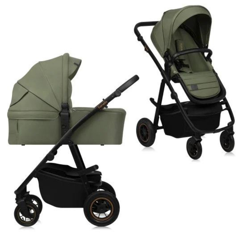 Універсальна коляска 2 в 1 Lionelo AMBER PLUS GREEN FOREST
