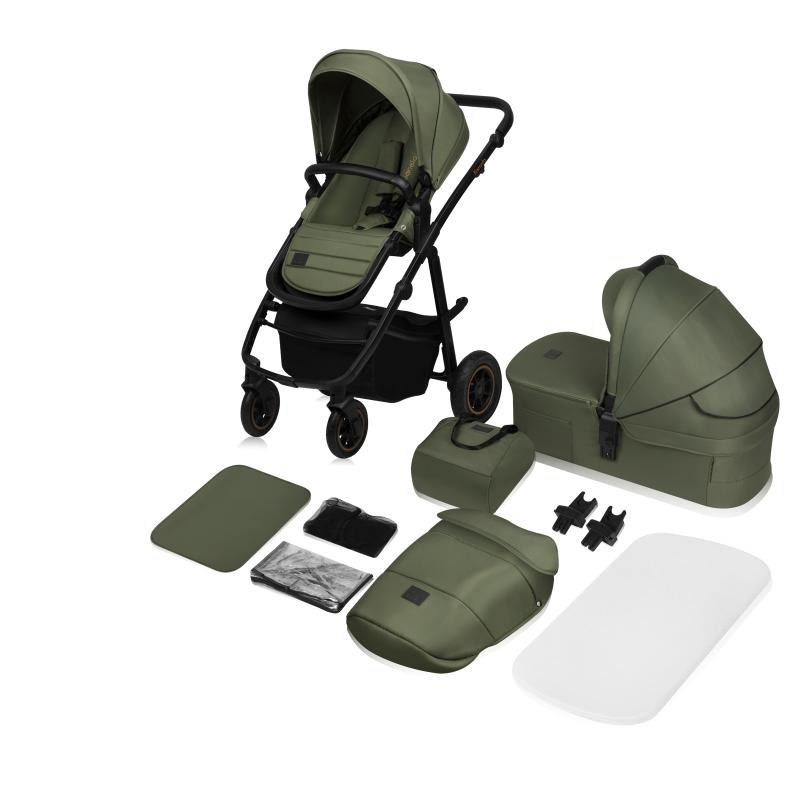 Універсальна коляска 2 в 1 Lionelo AMBER PLUS GREEN FOREST
