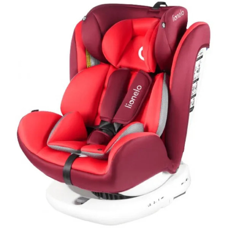 Дитяче автокрісло Lionelo BASTIAAN RED (white base)