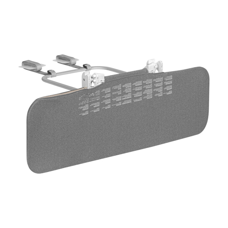 Захисна бар'єрка для ліжка Lionelo Lora Grey Stone