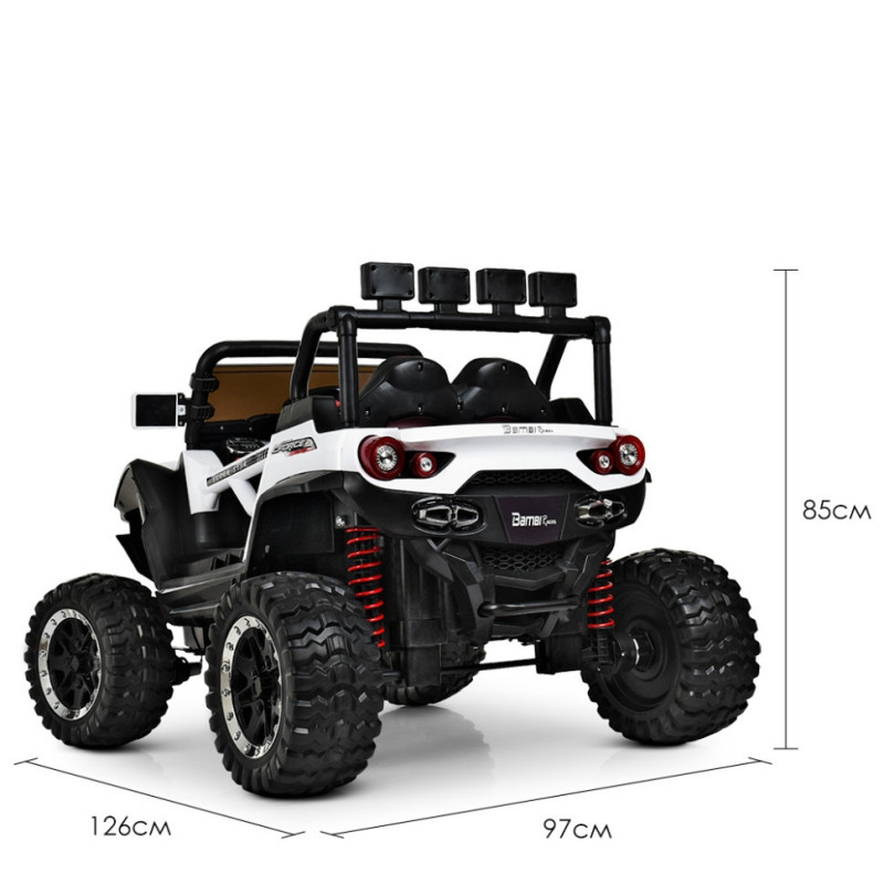 Дитячий електромобіль Джип M 3804EBLR-1 до 50 кг