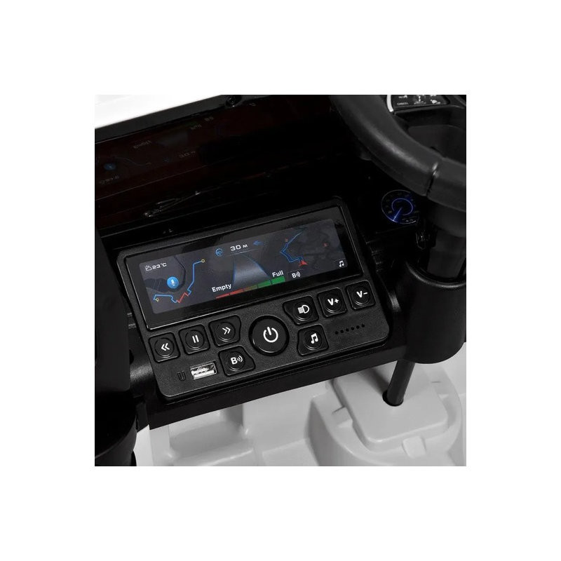 Дитячий електромобіль Джип JJ2580EBLR-1(24V) до 30 кг, білий