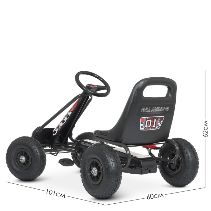 Велокарт дитячий Bambi kart M 0645(2)-2 чорний