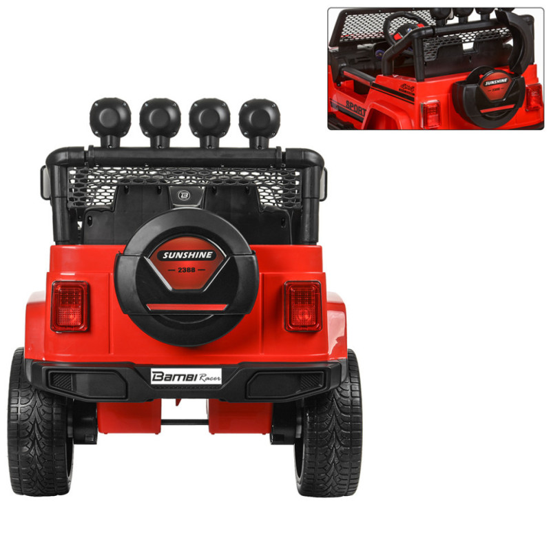 Дитячий електромобіль джип Bambi Racer M 3237EBLR-3 до 30 кг