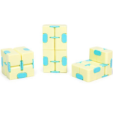 Антистрес кубик-трансформер Infinity Cube IGR133(Yellow) пастельні кольори