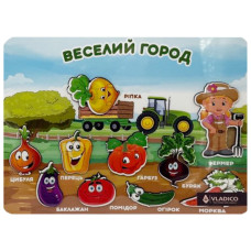 Дерев'яний пазл-вкладиш 