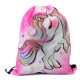 Дитяча сумка для взуття MK 5878-5 на зав'язках, розмір 33,5х41 см