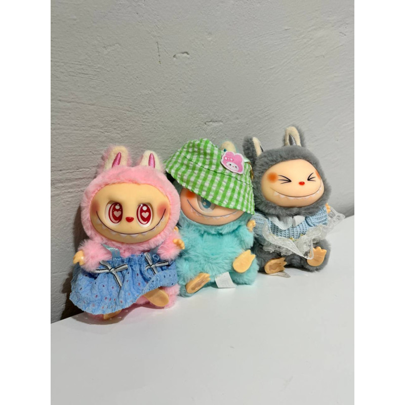 Дитяча м'яка іграшка-брелок The Monsters Labubu Labubu15 в асортименті