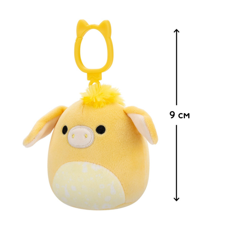 М'яка іграшка на кліпсі Ослик Гевін Squishmallows SQCP00461, 9 см
