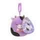 М'яка іграшка на кліпсі Корівка Олексі Squishmallows SQCP00463, 9 см